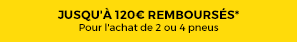 Jusqu'à 120€ remboursés*