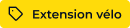 1 extension de vélo offerte*