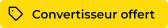 Convertisseur offert + 1 an d'abonnement offerts 