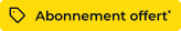 1 mois d'abonnement offert*