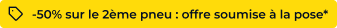 50% sur le 2ème : offre avec montage 