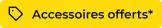 Accessoires remorque offerts*