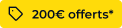 200€ offerts en bon d'achat feu vert*