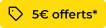 5€ offerts en bon d'achat feu vert*