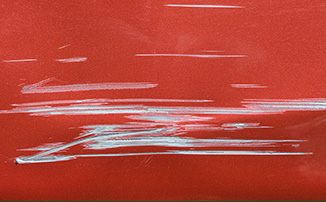 rayure voiture tôle