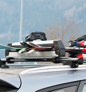 Installer correctement le porte-skis