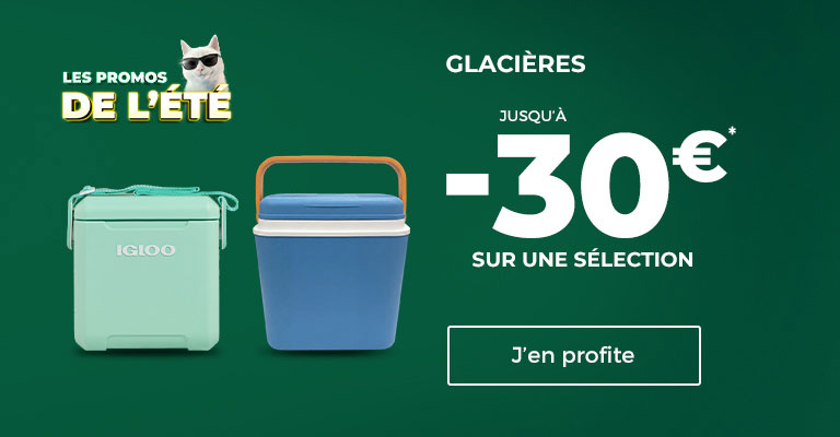 Jusqu'à 30€ de remise sur une sélection de glacière