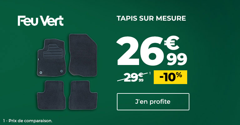 -10% sur les tapis sur mesure FEU VERT et FEU VERT PREMIUM