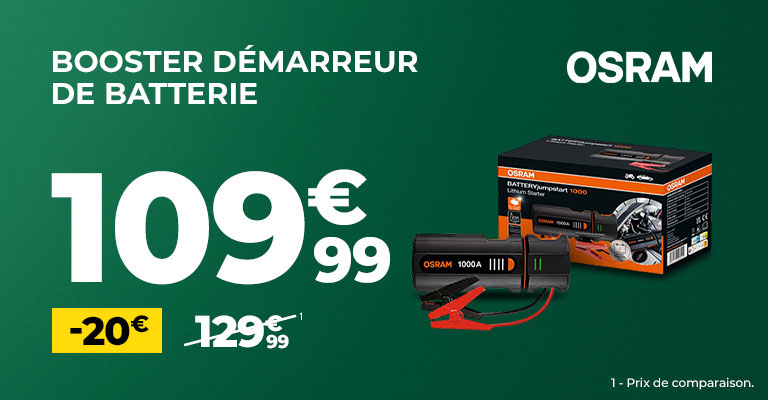 -20€ sur le booster démarreur de batterie OJS020 OSRAM